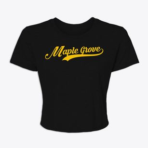 Maple Grove Minnesota Vintage Team Women's Crop Top