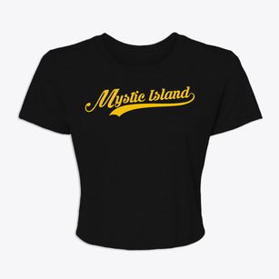 Mystic Island New Jersey Vintage Team Women's Crop Top