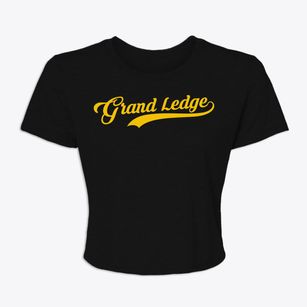 Grand Ledge Michigan Vintage Team Women's Crop Top