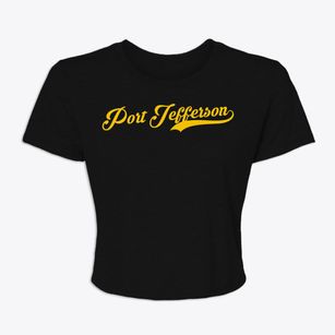 Port Jefferson New York Vintage Team Women's Crop Top