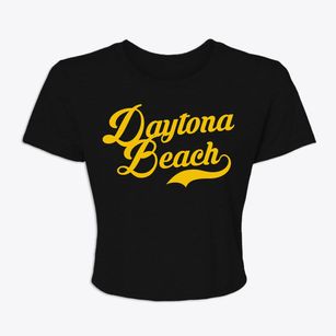 Daytona Beach Florida Vintage Team Women's Crop Top