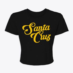 Santa Cruz California Vintage Team Women's Crop Top