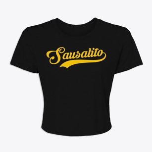 Sausalito California Vintage Team Women's Crop Top