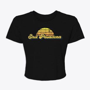 East Pasadena California Sublime Sunset Women's Crop Top