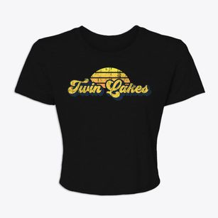 Twin Lakes Wisconsin Sublime Sunset Women's Crop Top