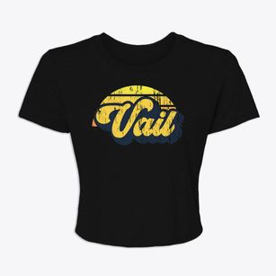 Vail Colorado Sublime Sunset Women's Crop Top