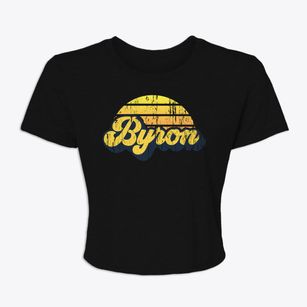 Byron Georgia Sublime Sunset Women's Crop Top