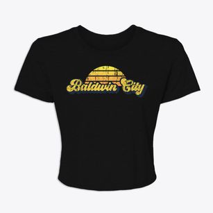 Baldwin City Kansas Sublime Sunset Women's Crop Top