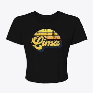 Lima New York Sublime Sunset Women's Crop Top