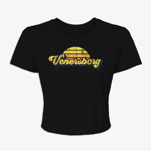 Venersborg Washington Sublime Sunset Women's Crop Top