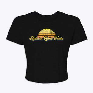 Auburn Lake Trails California Sublime Sunset Women's Crop Top