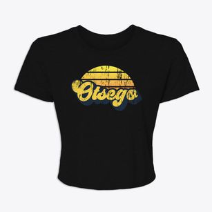 Otsego New York Sublime Sunset Women's Crop Top