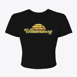 Williamsburg Iowa Sublime Sunset Women's Crop Top