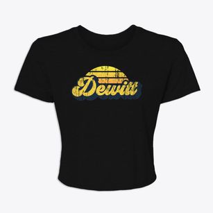 Dewitt Arkansas Sublime Sunset Women's Crop Top