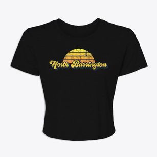 North Barrington Illinois Sublime Sunset Women's Crop Top