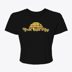 North Cape May New Jersey Sublime Sunset Women's Crop Top