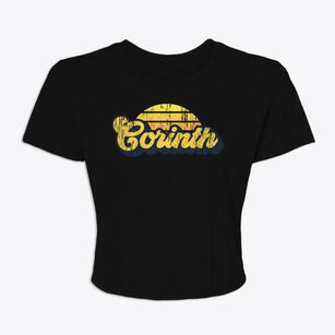 Corinth Maine Sublime Sunset Women's Crop Top