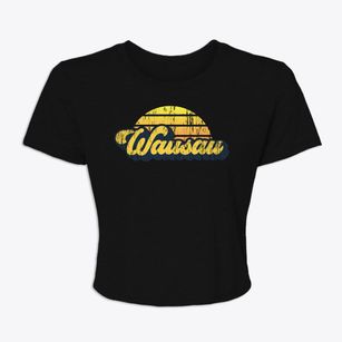Wausau Wisconsin Sublime Sunset Women's Crop Top