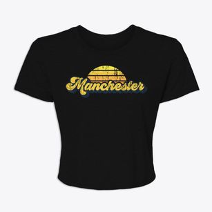 Manchester Maine Sublime Sunset Women's Crop Top