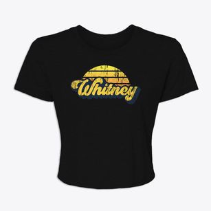 Whitney Texas Sublime Sunset Women's Crop Top