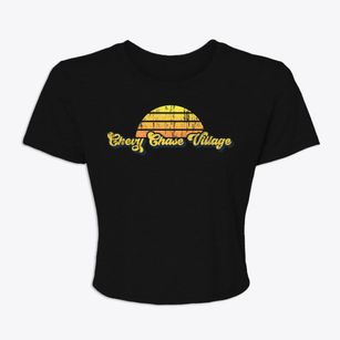 Chevy Chase Village Maryland Sublime Sunset Women's Crop Top