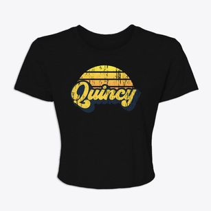 Quincy California Sublime Sunset Women's Crop Top