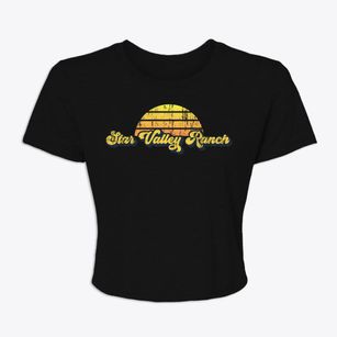 Star Valley Ranch Wyoming Sublime Sunset Women's Crop Top