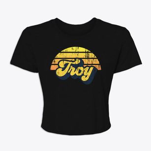 Troy Vermont Sublime Sunset Women's Crop Top