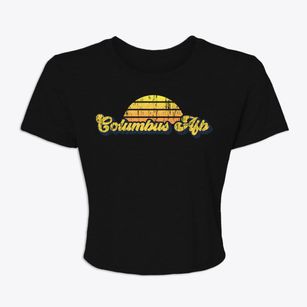 Columbus Afb Mississippi Sublime Sunset Women's Crop Top