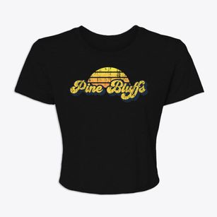 Pine Bluffs Wyoming Sublime Sunset Women's Crop Top