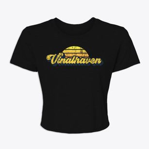 Vinalhaven Maine Sublime Sunset Women's Crop Top