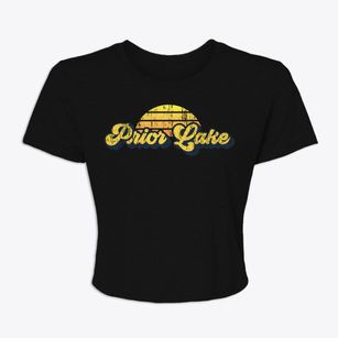 Prior Lake Minnesota Sublime Sunset Women's Crop Top