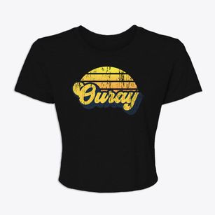 Ouray Colorado Sublime Sunset Women's Crop Top