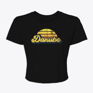 Danube New York Sublime Sunset Women's Crop Top