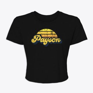 Payson Illinois Sublime Sunset Women's Crop Top