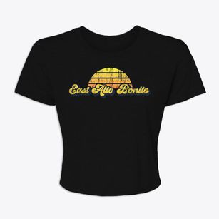 East Alto Bonito Texas Sublime Sunset Women's Crop Top