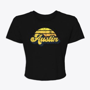 Austin Minnesota Sublime Sunset Women's Crop Top