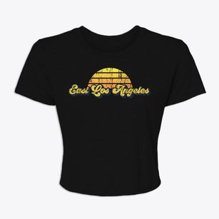 East Los Angeles California Sublime Sunset Women's Crop Top