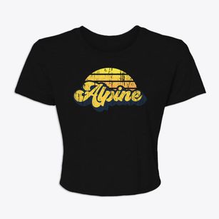 Alpine Wyoming Sublime Sunset Women's Crop Top