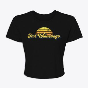 Fort Winnebago Wisconsin Sublime Sunset Women's Crop Top