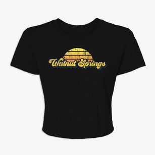 Walnut Springs Texas Sublime Sunset Women's Crop Top