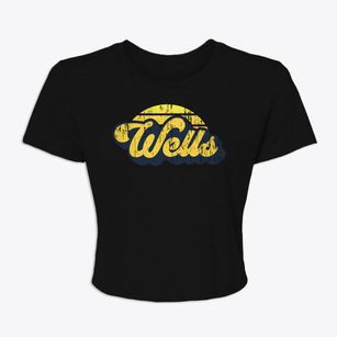Wells Texas Sublime Sunset Women's Crop Top