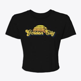 Golden City Missouri Sublime Sunset Women's Crop Top