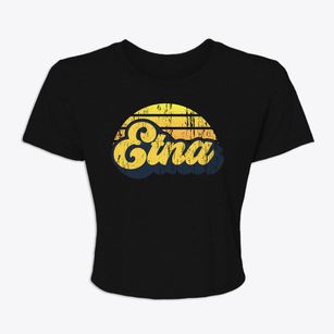 Etna California Sublime Sunset Women's Crop Top