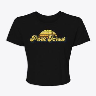Park Forest Illinois Sublime Sunset Women's Crop Top