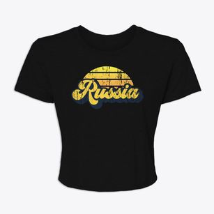 Russia Ohio Sublime Sunset Women's Crop Top