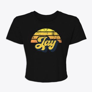 Jay Vermont Sublime Sunset Women's Crop Top