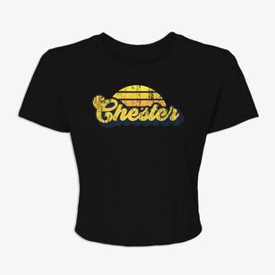 Chester Maine Sublime Sunset Women's Crop Top