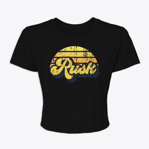 Rusk Wisconsin Sublime Sunset Women's Crop Top