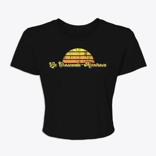 La Crescenta-montrose California Sublime Sunset Women's Crop Top